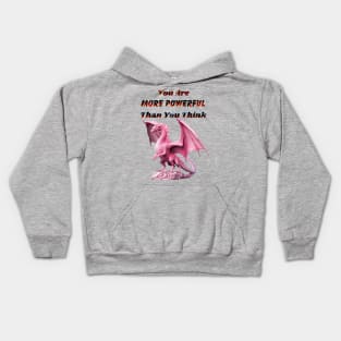 Cancer Awareness Dragon Kids Hoodie